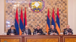 ՀՀ քննչական կոմիտեի նախագահ Արթուր Պողոսյանը Կոմիտեի անձնակազմին է ներկայացրել նորանշանակ տեղակալներին